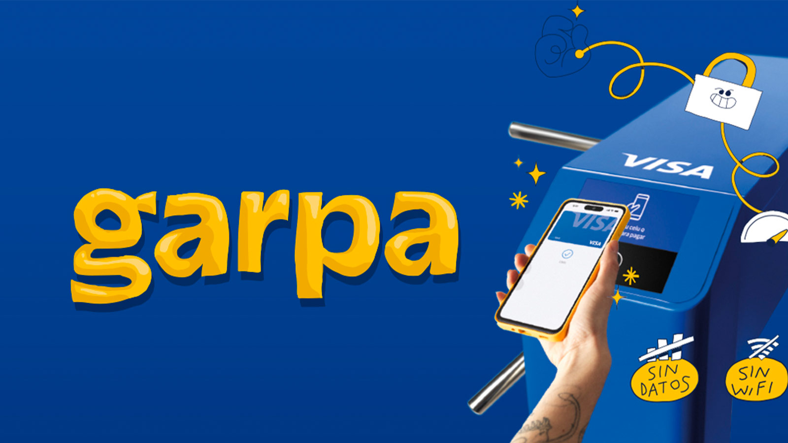 Frase "garpa" de la campaña Argentina sobre pagos NFC