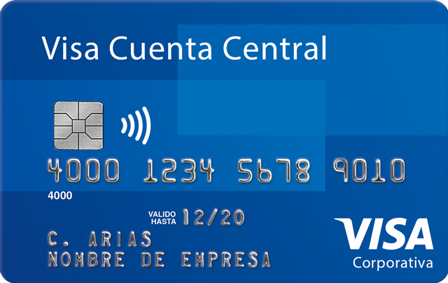 Tarjeta Visa Cuenta Central 